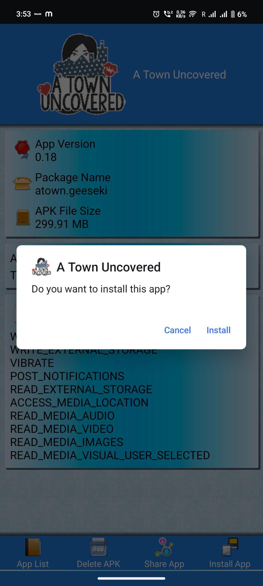 install A Town Uncovered